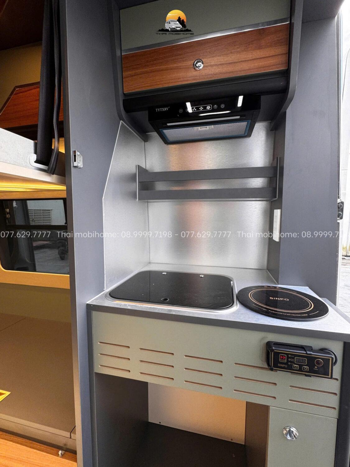 Khu bếp mini – gọn nhưng đủ