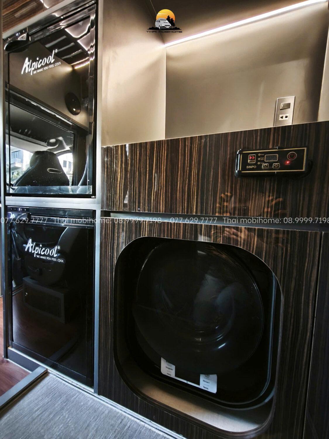 Tủ lạnh – máy giặt mini – khoang chứa đồ