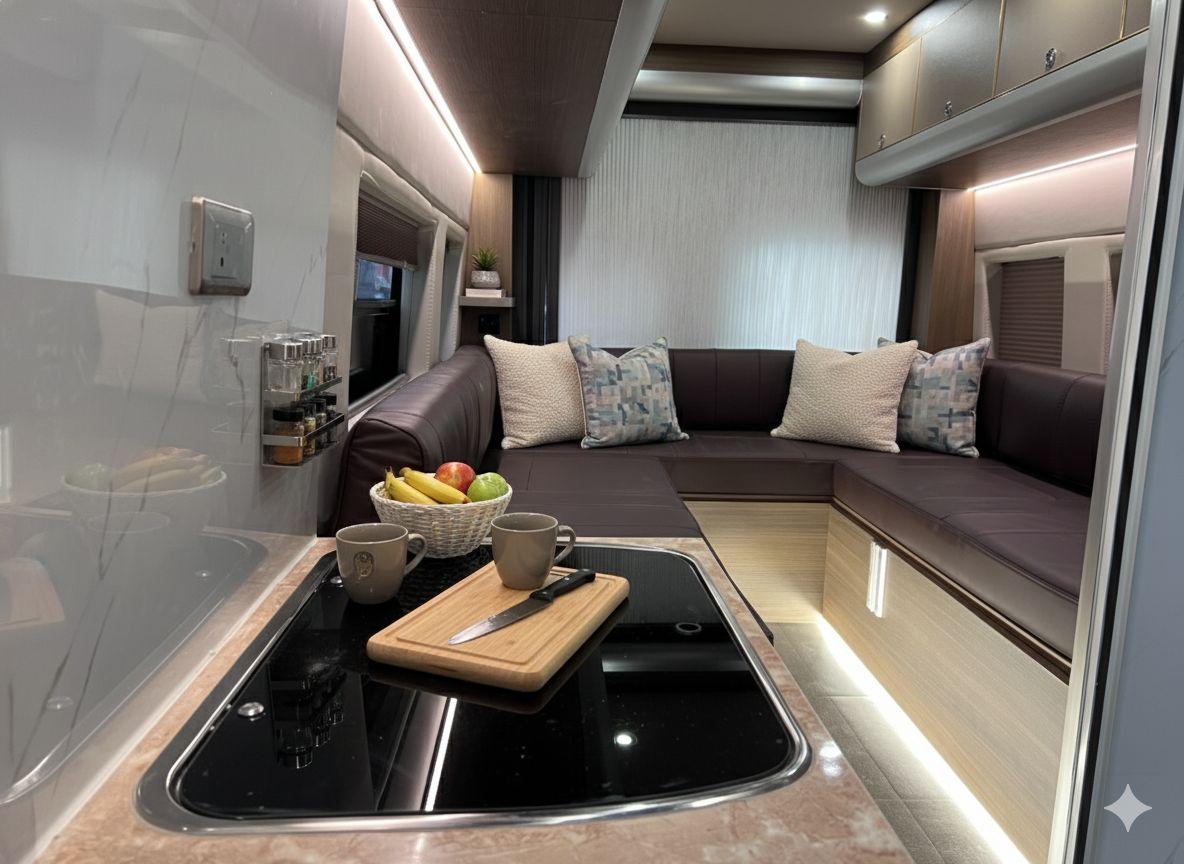 xe Gaz mobihome không gian rộng dành cho xe nhà ở di động chuyên dụng