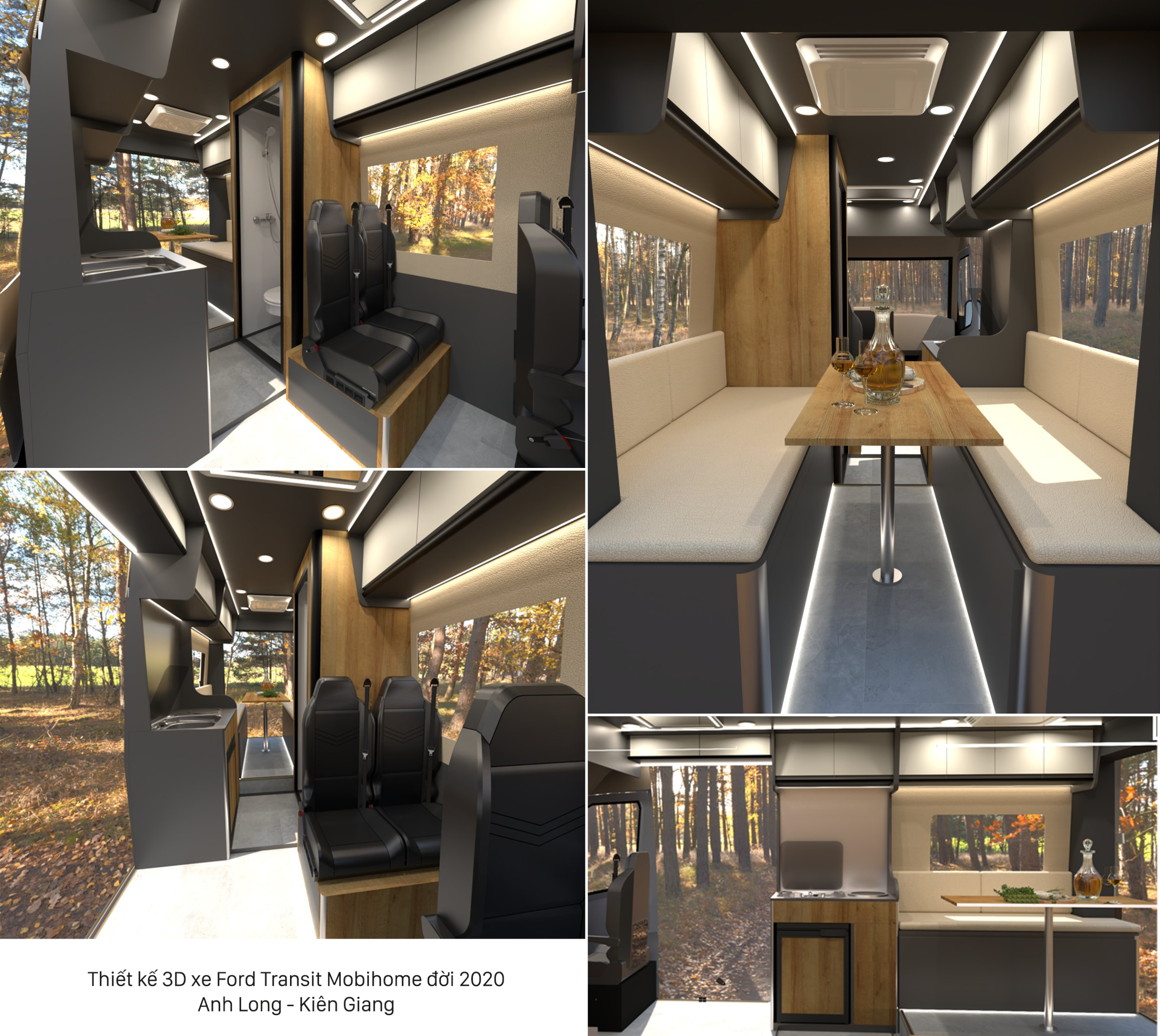 Ford Transit Mobihome 2026 Xe Nhà Ở Di Động